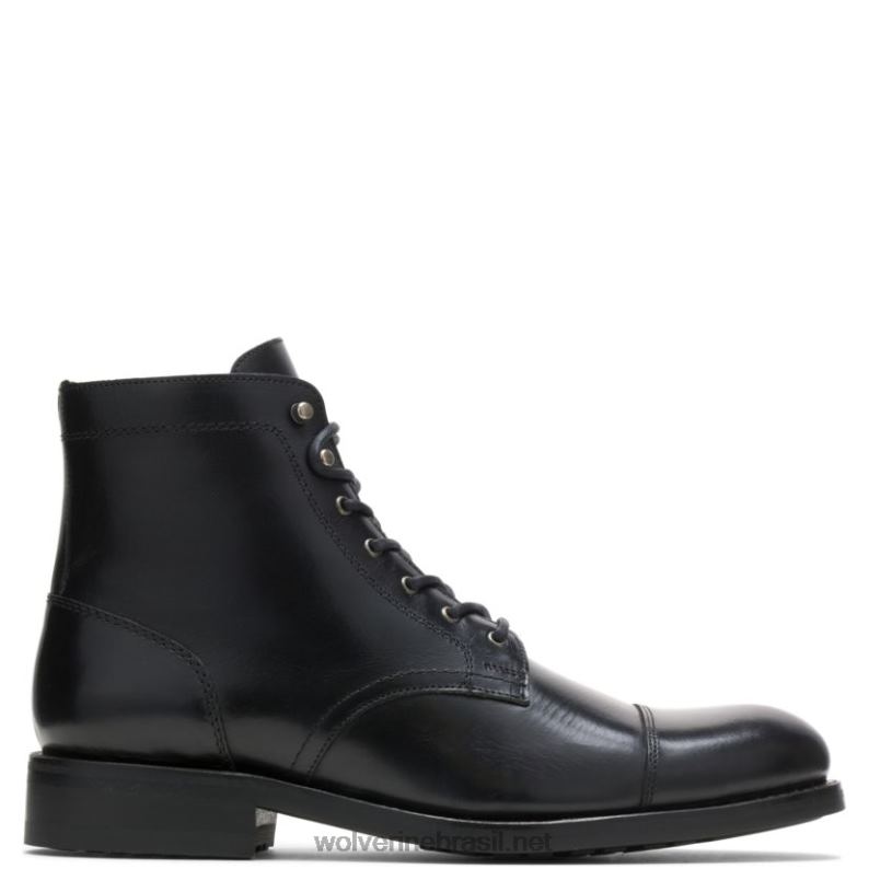 homens_bota_bico_fino_blvd_preto_wolverine_vl4vn211.jpg homens bota bico fino blvd preto Wolverine VL4VN211 - Image 1