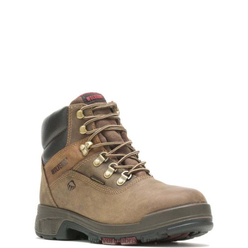 homens Bota cabor epx impermeável biqueira 6" marrom escuro Wolverine VL4VN49 - Image 2