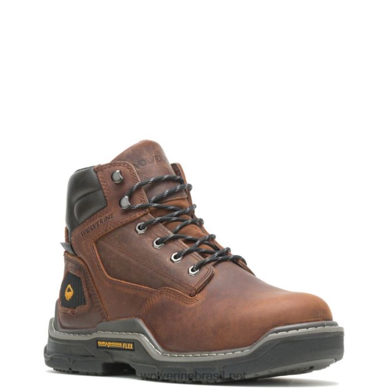 homens Bota Carbonmax de 6" com isolamento raider durashocks amendoim Wolverine VL4VN107 - Image 2