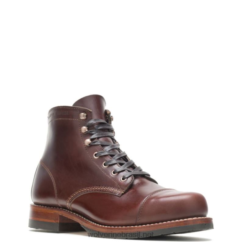 homens Bota clássica 1000 milhas com bico fino marrom havana Wolverine VL4VN196 - Image 2