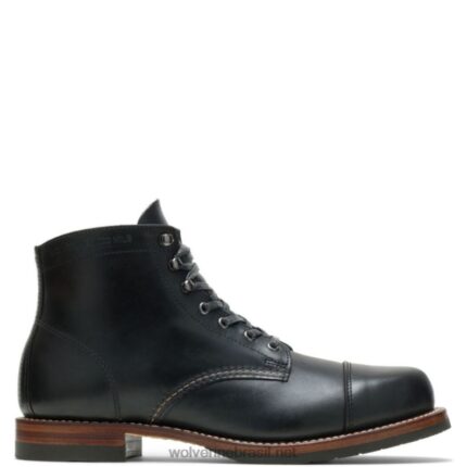 homens Bota clássica 1000 milhas com bico fino preto Wolverine VL4VN197