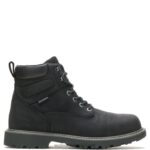 homens Bota de trabalho à prova d'água de 6" com biqueira de aço para assalariados preto Wolverine VL4VN12