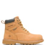 homens Bota de trabalho à prova d'água de 6" com biqueira de aço para assalariados trigo Wolverine VL4VN14