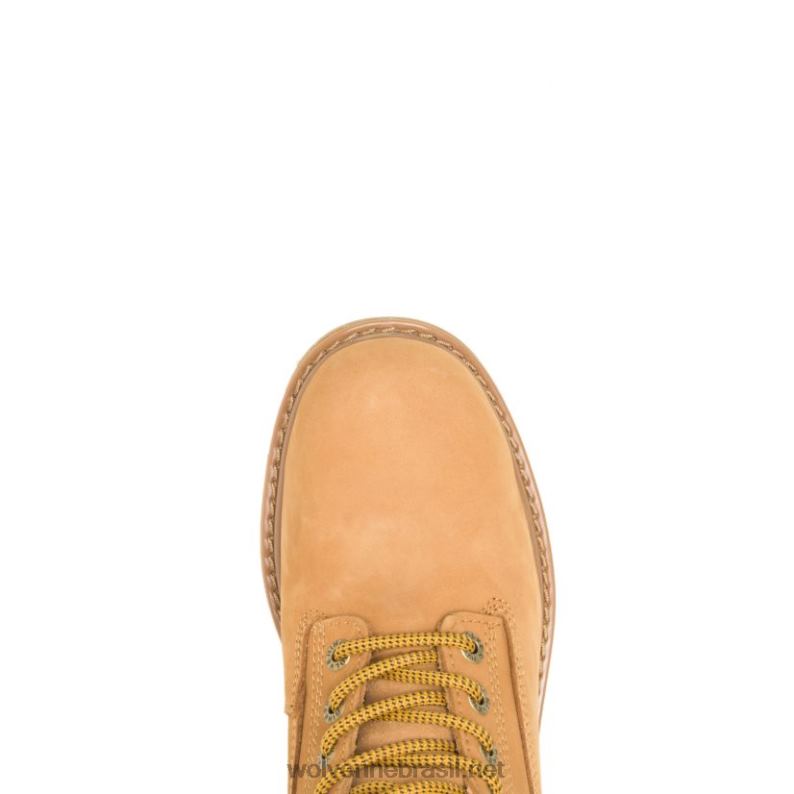 homens Bota de trabalho à prova d'água de 6" com biqueira de aço para assalariados trigo Wolverine VL4VN14 - Image 5