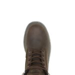 homens Bota de trabalho com biqueira de aço 6" met-guard para plataformista marrom escuro Wolverine VL4VN73 - Image 5
