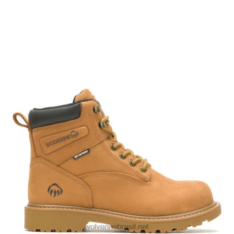homens Bota de trabalho com biqueira de aço de 6" isolada para andarilho trigo Wolverine VL4VN55 - Image 1