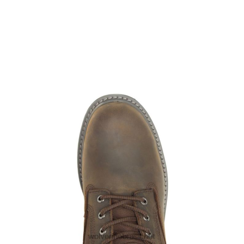 homens Bota de trabalho com biqueira de aço de 8" isolada para andarilho marrom escuro Wolverine VL4VN38 - Image 5