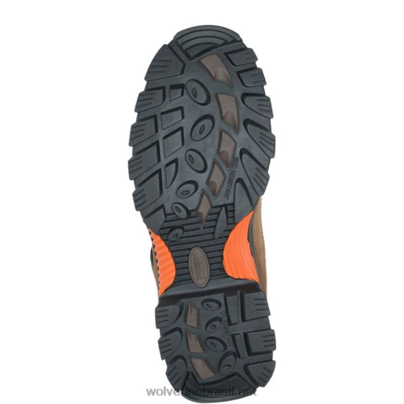 homens bota de trabalho com biqueira de aço hdson marrom escuro/preto Wolverine VL4VN89 - Image 4