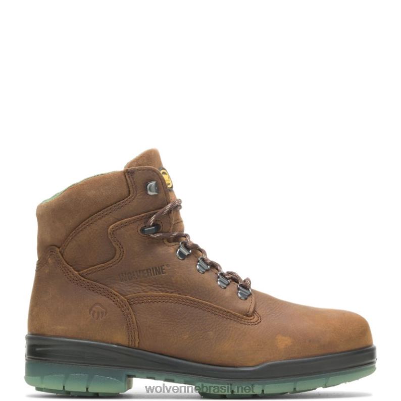 homens Bota de trabalho de 6" durashocks com biqueira de aço com isolamento à prova d'água i-90 marrom Wolverine VL4VN18 - Image 1