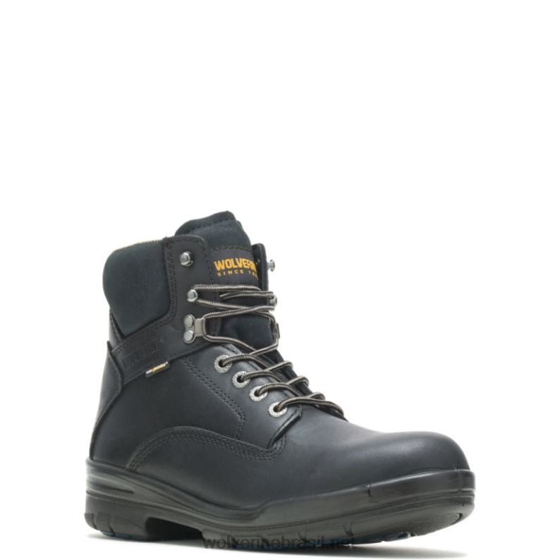 homens bota de trabalho durashocks sr com forro de fixação direta de 6" preto Wolverine VL4VN169 - Image 2