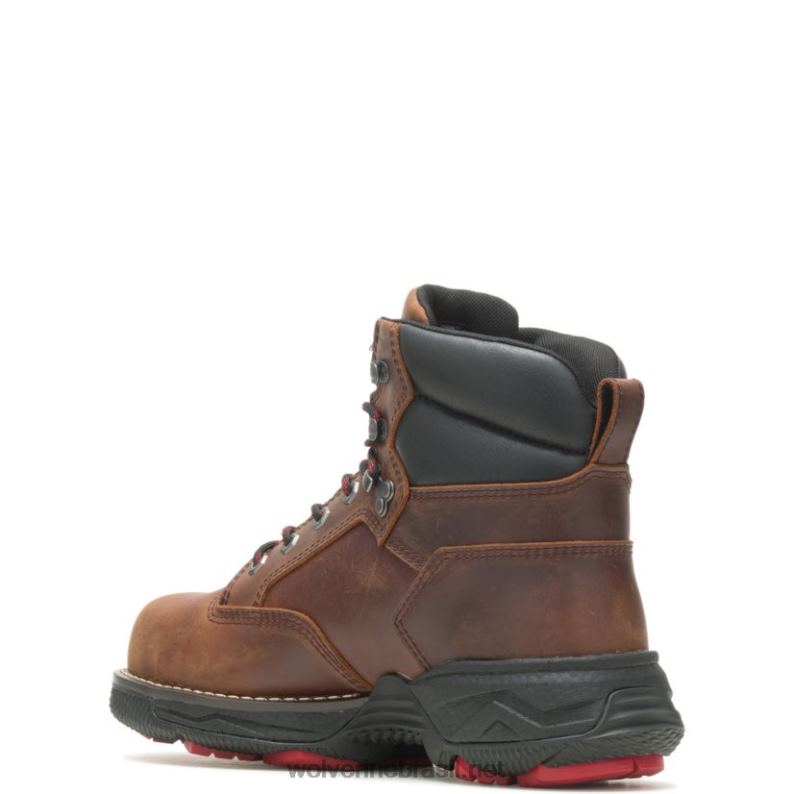 homens bota de trabalho hellcat fuse durashocks ultraspring 6" carbonmax amendoim Wolverine VL4VN51 - Image 3
