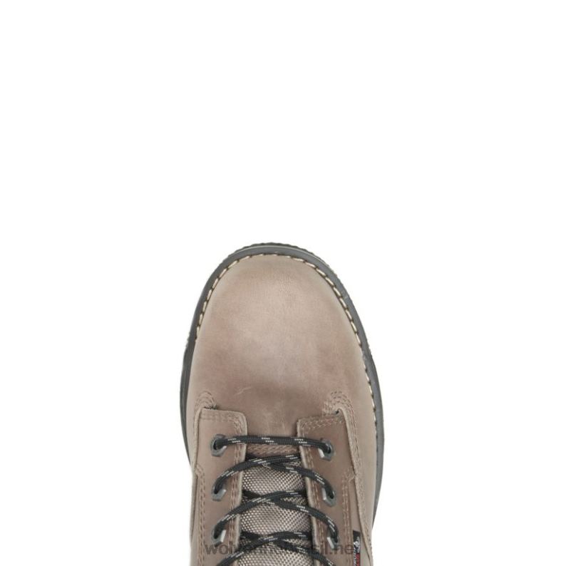 homens bota de trabalho hellcat fuse durashocks ultraspring 6" carbonmax taupe Wolverine VL4VN52 - Image 5