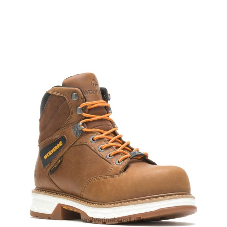 homens bota de trabalho hellcat ultraspring 6" carbonmax cera de abelha Wolverine VL4VN16 - Image 2