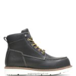 homens bota de trabalho i-90 durashocks moc-toe carbonmax 6" Preto branco Wolverine VL4VN146
