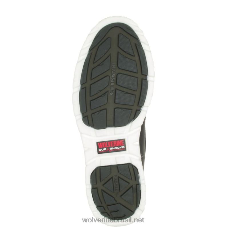 homens bota de trabalho i-90 durashocks moc-toe carbonmax 6" Preto branco Wolverine VL4VN146 - Image 4