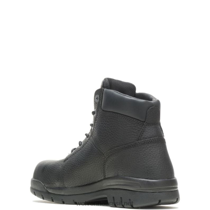 homens bota de trabalho marquette biqueira de aço 6" preto Wolverine VL4VN84 - Image 3