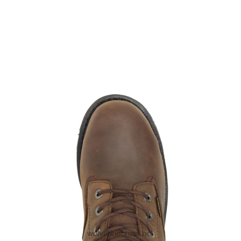 homens Bota de trabalho mckay impermeável biqueira de aço 6 marrom Wolverine VL4VN50 - Image 5