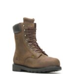homens bota de trabalho mckay impermeável biqueira de aço 8 marrom Wolverine VL4VN111 - Image 2