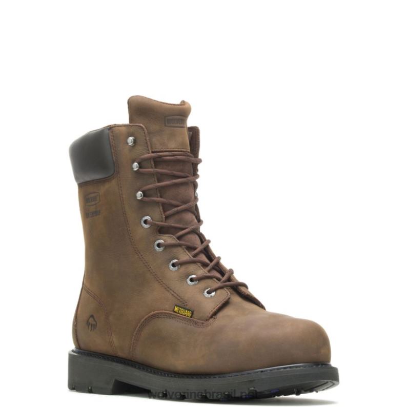 homens bota de trabalho mckay impermeável biqueira de aço 8 marrom Wolverine VL4VN111 - Image 2
