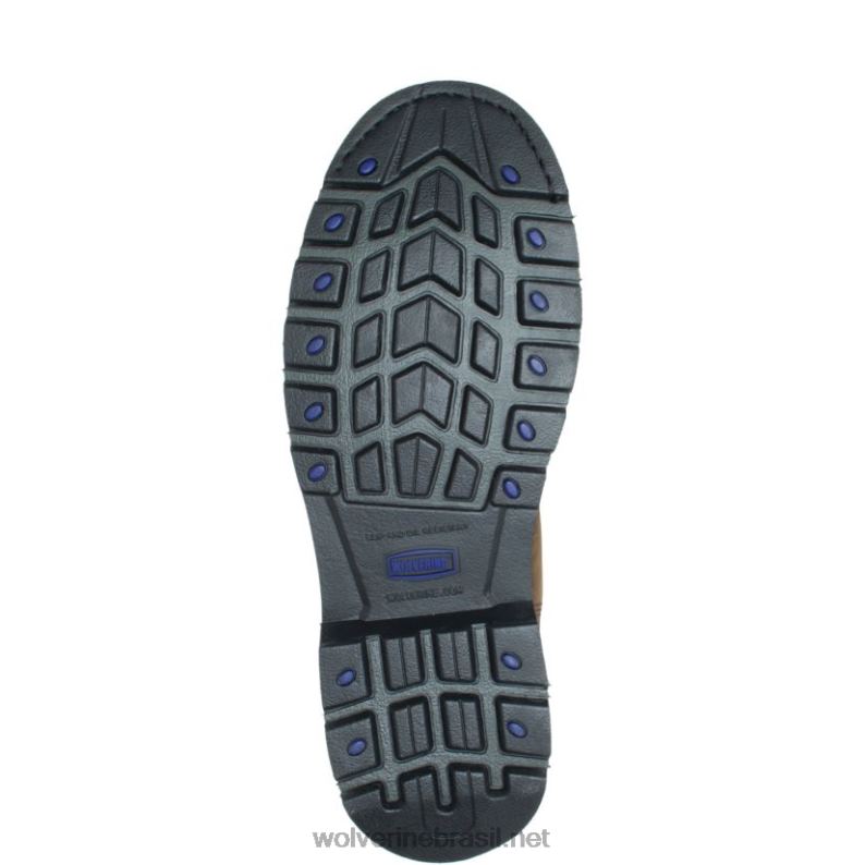 homens bota de trabalho mckay impermeável biqueira de aço 8 marrom Wolverine VL4VN111 - Image 4
