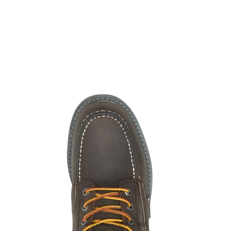 homens bota de trabalho moc toe 6 para assalariado café escuro Wolverine VL4VN170 - Image 5