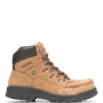 homens bota de trabalho potomac english moc biqueira de aço 6" marrom Wolverine VL4VN127