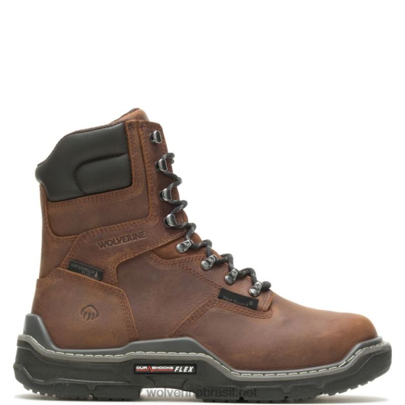 homens_bota_de_trabalho_raider_durashocks_a_prova_dagua_8_met_guard_amendoim_wolverine_vl4vn228.jpg homens bota de trabalho raider durashocks à prova d'água 8" met-guard amendoim Wolverine VL4VN228 - Image 1