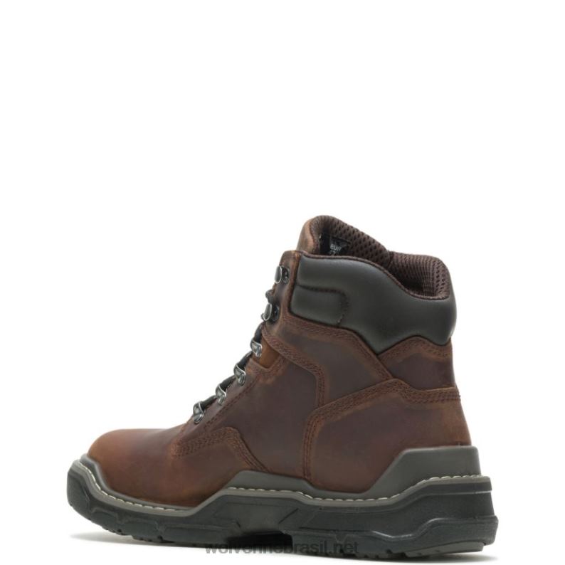 homens bota de trabalho raider durashocks impermeável 6" amendoim Wolverine VL4VN168 - Image 3