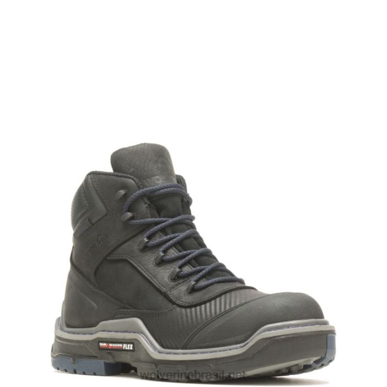 homens bota de trabalho raider durashocks shield 6" carbonmax preto Wolverine VL4VN120 - Image 2