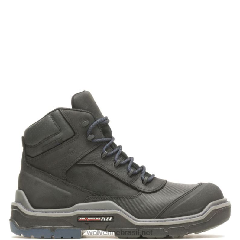 homens bota de trabalho raider durashocks shield 6" carbonmax preto Wolverine VL4VN120 - Image 1
