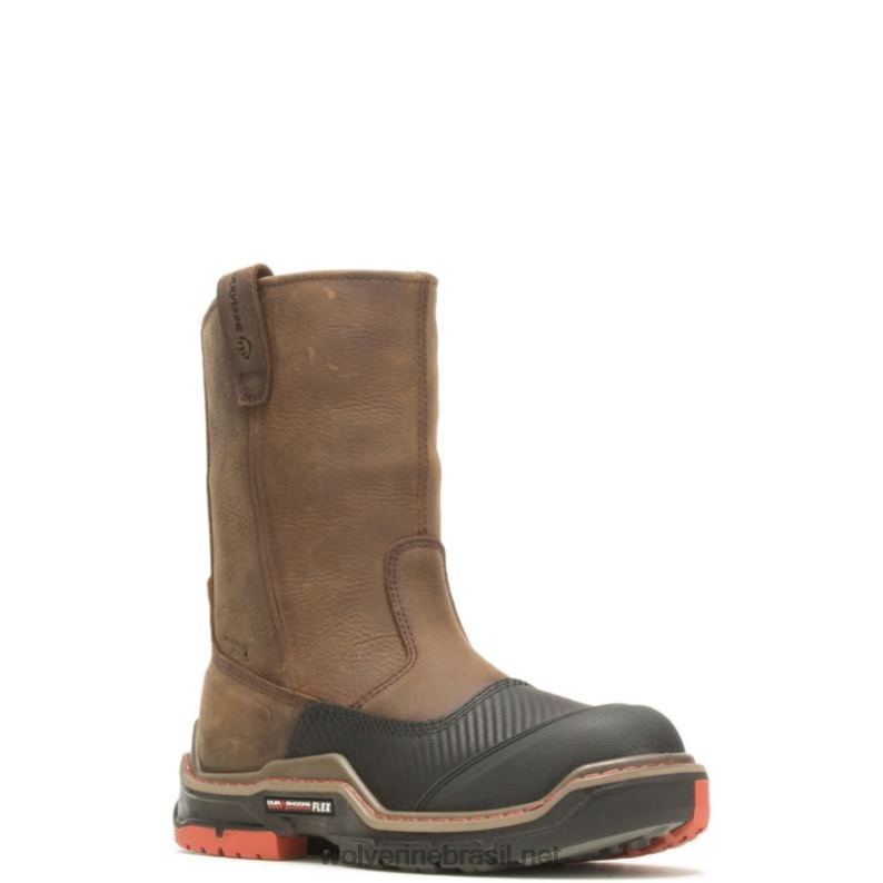 homens bota de trabalho raider durashocks shield carbonmax wellington marrom escuro Wolverine VL4VN139 - Image 2