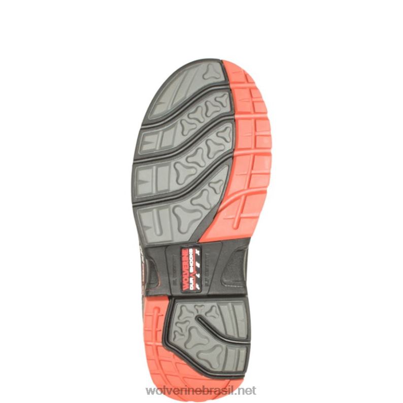 homens bota de trabalho raider durashocks shield carbonmax wellington marrom escuro Wolverine VL4VN139 - Image 4