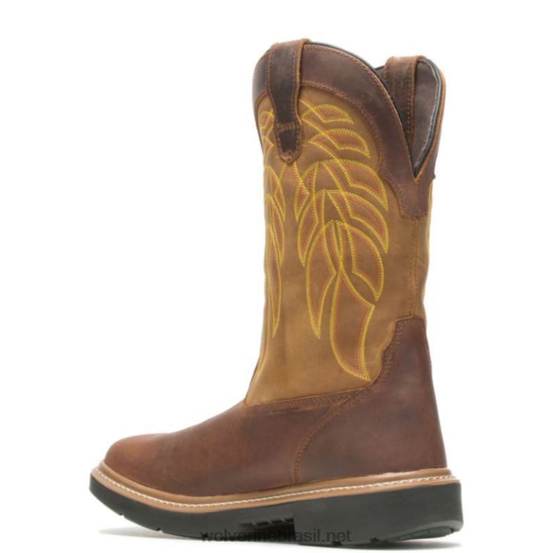 homens bota de trabalho rancher durashocks carbonmax wellington tabaco/ouro Wolverine VL4VN124 - Image 3
