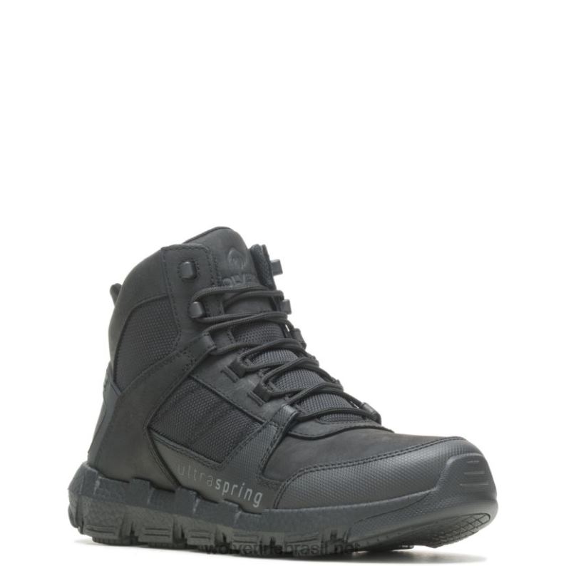 homens bota de trabalho rev ultraspring durashocks vent preto Wolverine VL4VN179 - Image 2