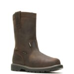 homens bota de trabalho wellington com biqueira de aço e proteção de piso marrom escuro Wolverine VL4VN150 - Image 2