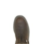 homens bota de trabalho wellington com biqueira de aço e proteção de piso marrom escuro Wolverine VL4VN150 - Image 5
