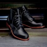 homens Bota original 1000 milhas com bico liso preto Wolverine VL4VN193 - Image 2