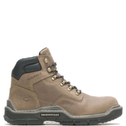 homens bota raider durashocks 6" muda Wolverine VL4VN163