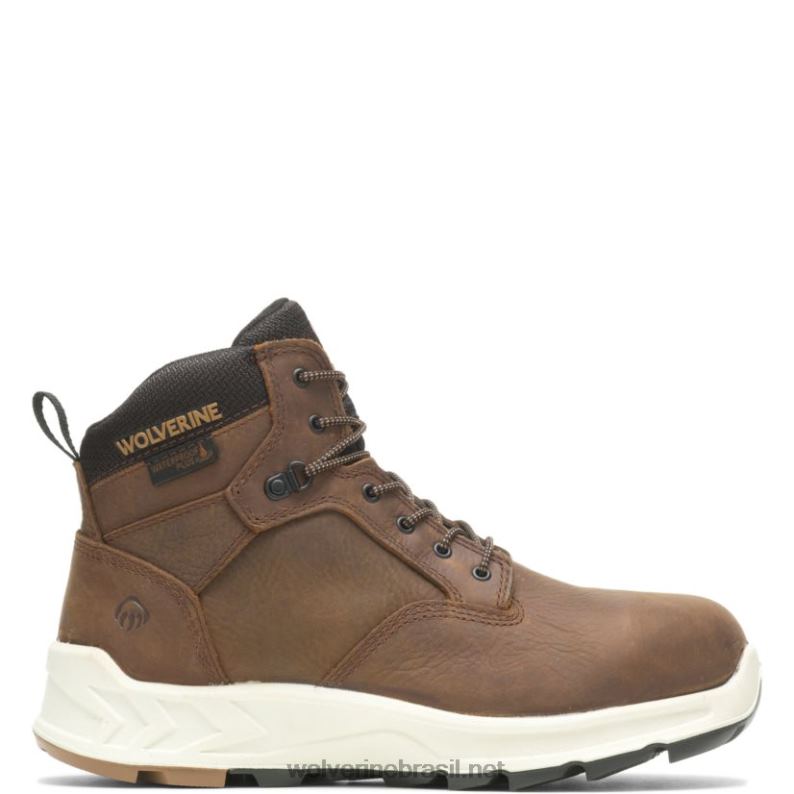 homens_bota_shiftplus_work_lx_6_com_bico_de_aluminio_marrom_wolverine_vl4vn65.jpg homens Bota shiftplus work lx 6" com bico de alumínio marrom Wolverine VL4VN65 - Image 1