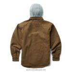 homens camisa overman jac castanha Wolverine VL4VN267 - Image 3
