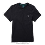 homens camiseta de cânhamo preto Wolverine VL4VN331