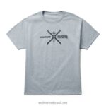 homens camiseta estampada de manga curta coleção de construção incomum urze cinza Wolverine VL4VN242