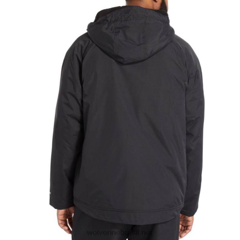 homens capa de chuva forrada com sherpa i-90 preto Wolverine VL4VN246 - Image 4