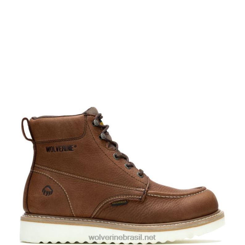 homens carregador de bota de cunha de 6" cafeteria Wolverine VL4VN141 - Image 1
