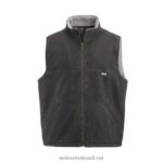 homens colete upland (grande e alto) preto Wolverine VL4VN271