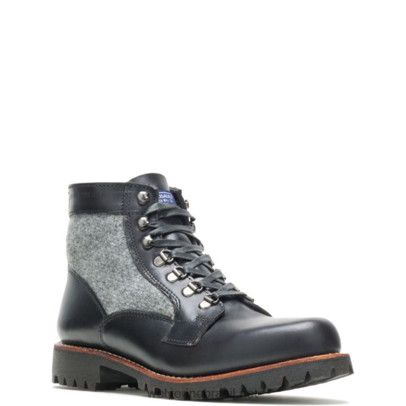 homens faribault x 1000 milhas bota robusta de bico liso cinza escuro Wolverine VL4VN223 - Image 2