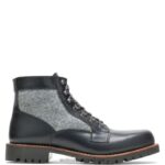 homens faribault x 1000 milhas bota robusta de bico liso cinza escuro Wolverine VL4VN223
