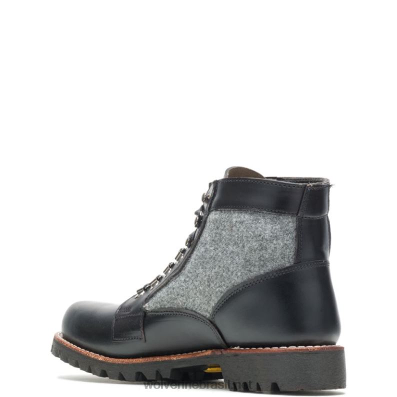 homens faribault x 1000 milhas bota robusta de bico liso cinza escuro Wolverine VL4VN223 - Image 3