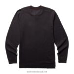 homens guardião algodão manga longa henley preto Wolverine VL4VN253 - Image 3