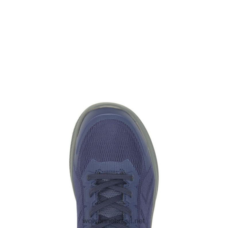 homens parafuso durashocks malha carbonmax sapato de trabalho marinha Wolverine VL4VN101 - Image 5